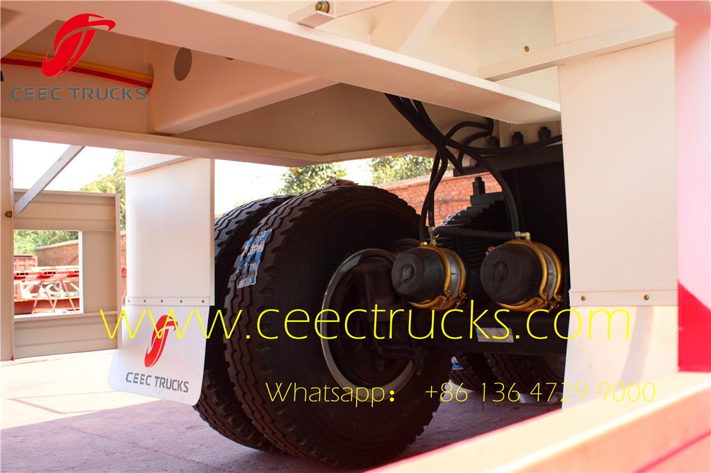 ceec export Congo bogie suspension semitrailer