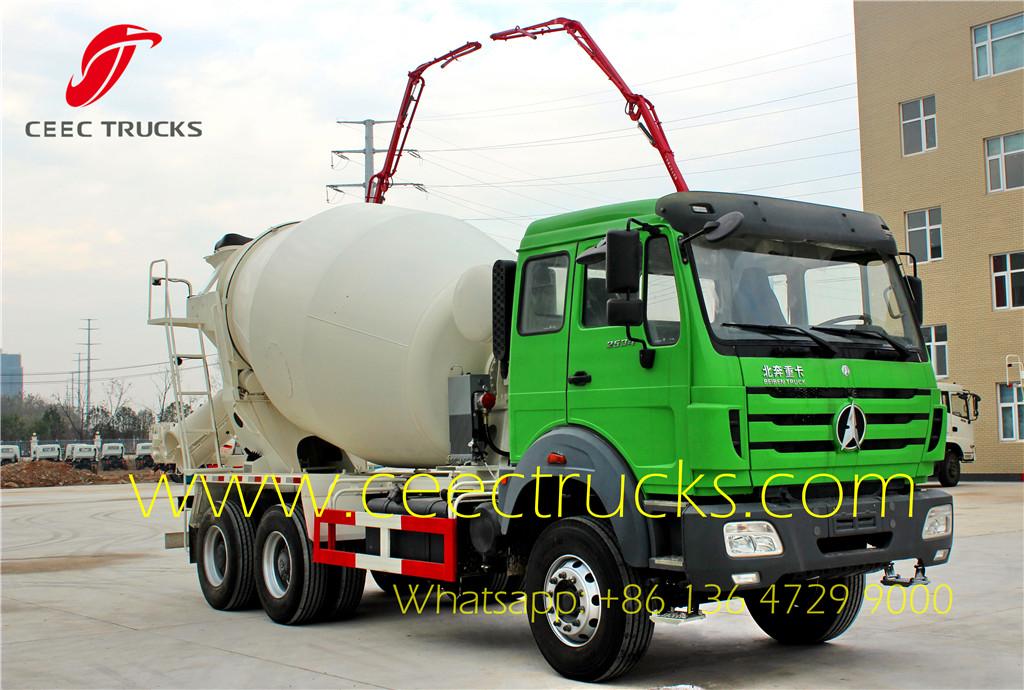 beiben 10 CBM mixer truck export Cameroon