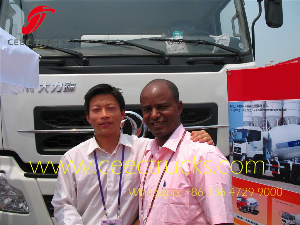 Kenya customer visiting us at Canton Fair