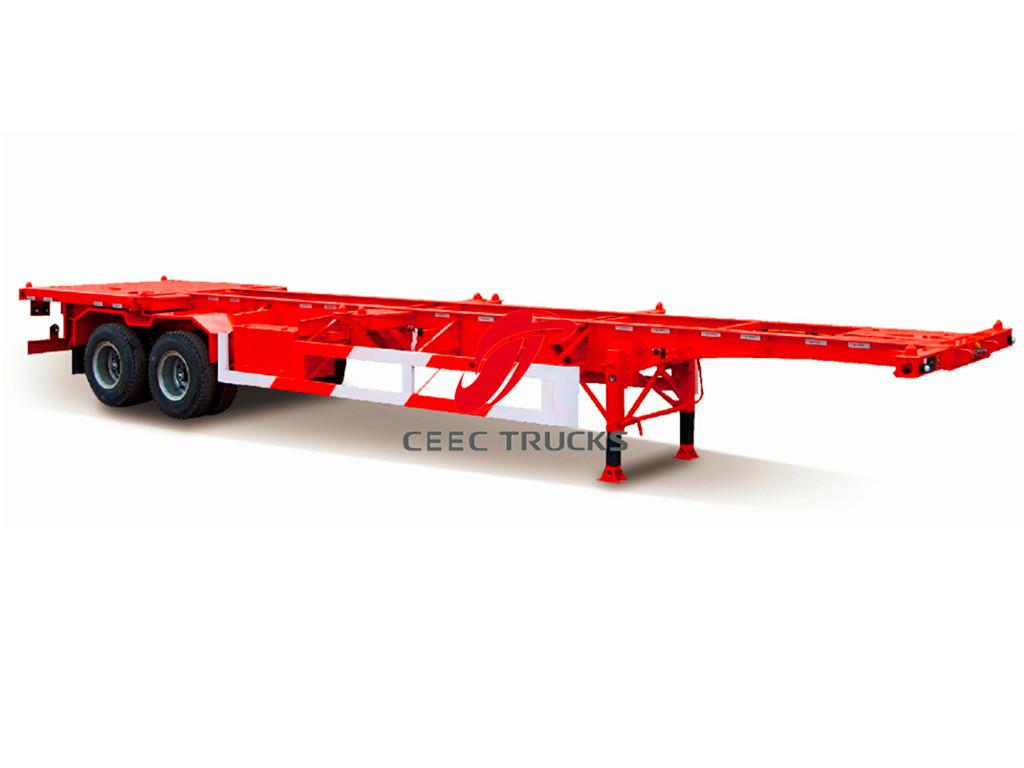 40 FT skeleton bogie suspension trailers