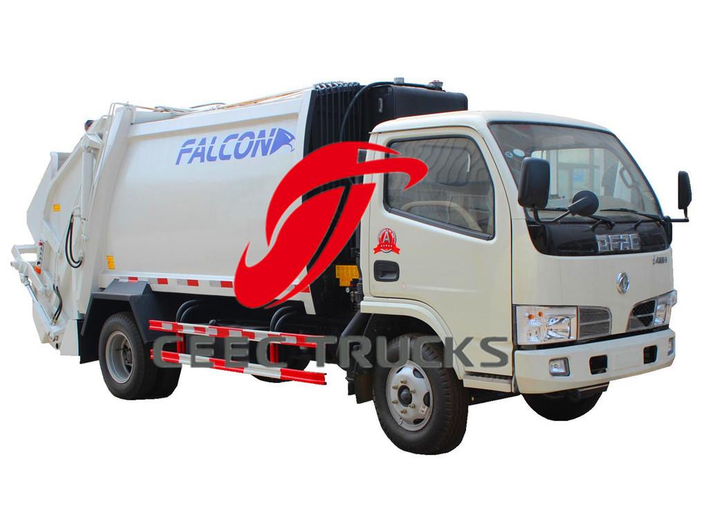 Dongfeng 4 CBM compressed garbage trucks drawing