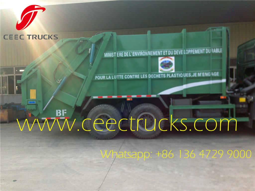 SINOTRUK 22 CBM refuse compactor trucks export model