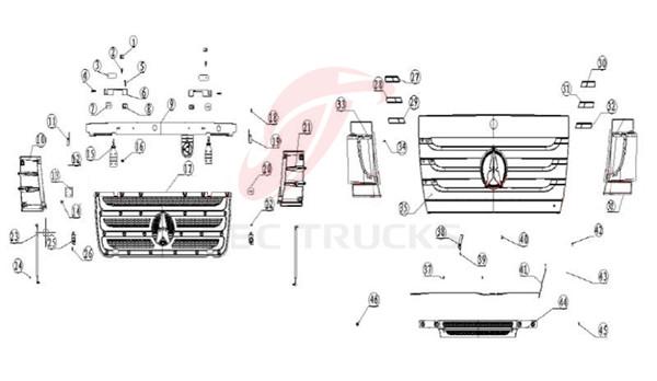 beiben NG80B front fency assembly