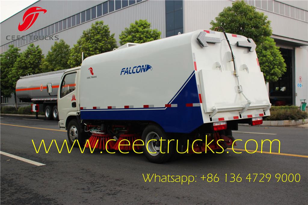 Dongfeng 4 CBM road sweeper truck export Ecuador