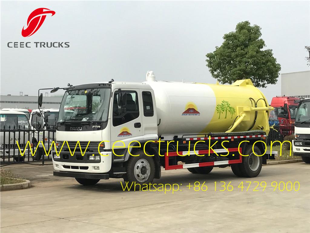 ISUZU 10000 liters cesspit emptier on sale