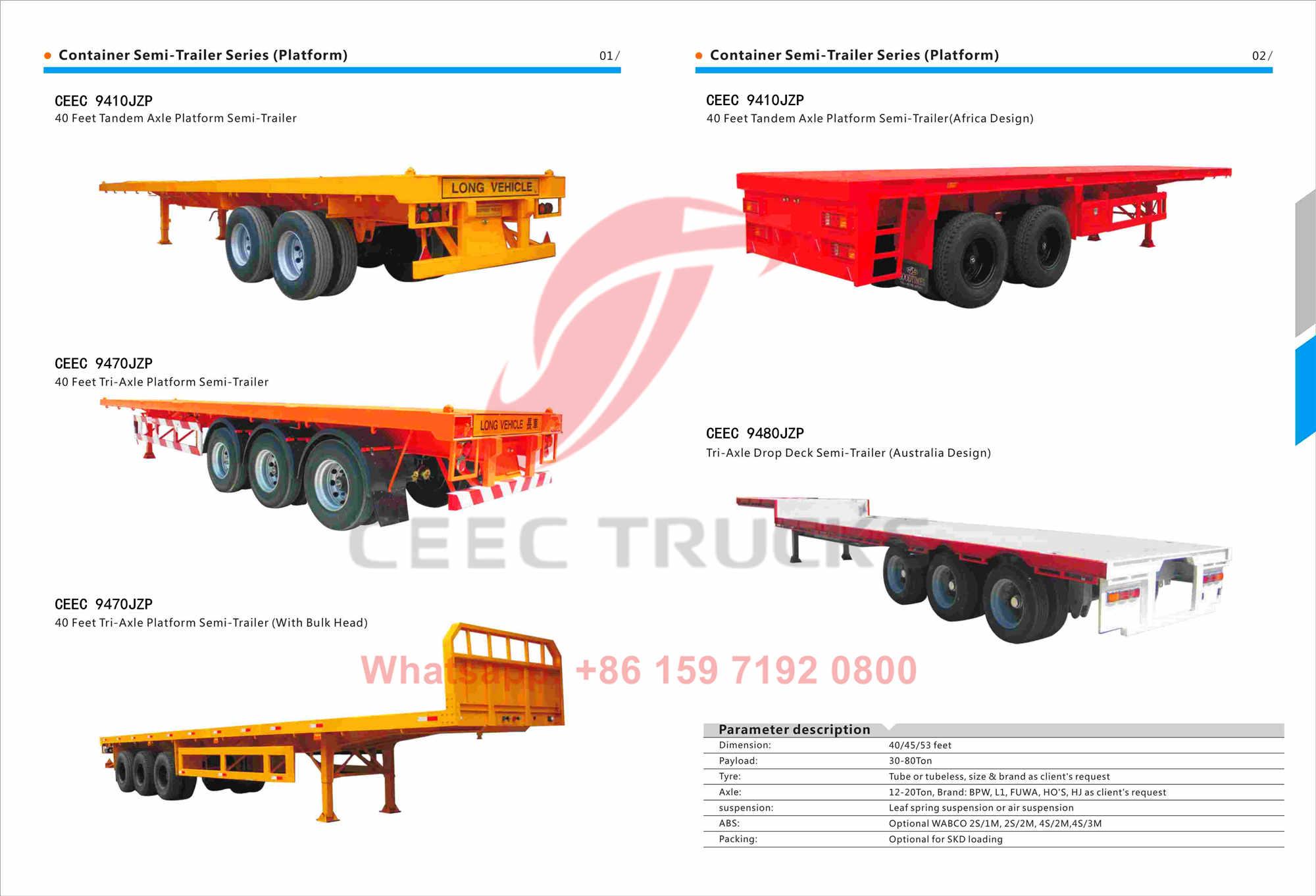 CEEC semitrailer catalogue