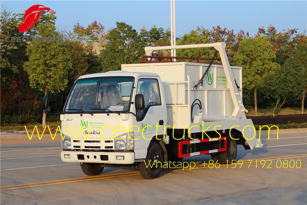 ISUZU 6CBM skip refuse truck export Asia countries