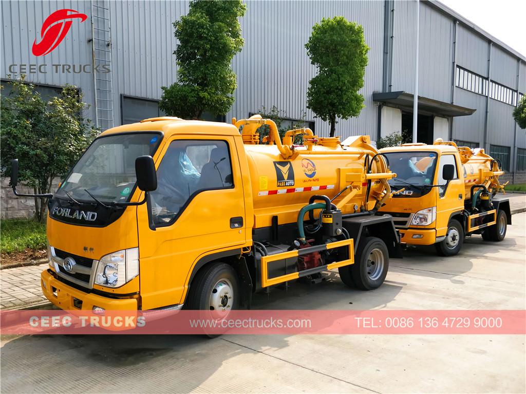 5 units FOTON cesspit emptier export Nepal low price