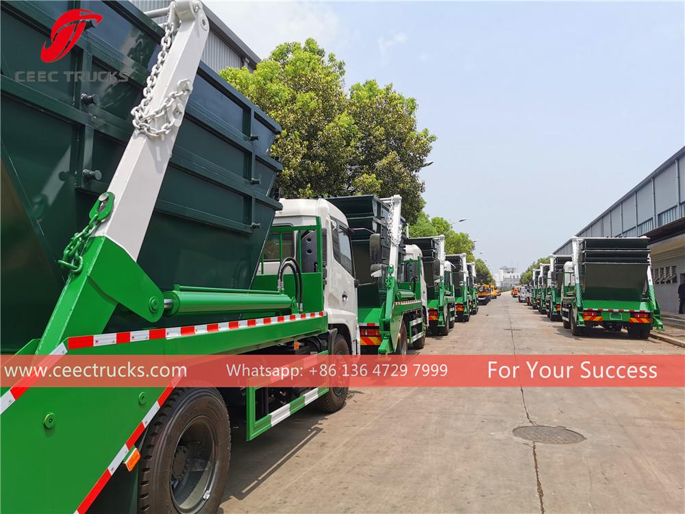 dongfeng skip bin loader 