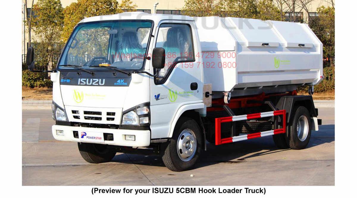 St Martin--ISUZU 5CBM Hook Loader Truck Manual