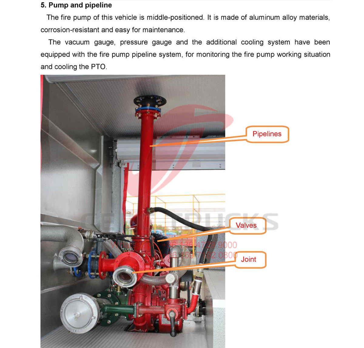 Ameria--ISUZU FVR 5CBM Water & Foam fire fighting truck