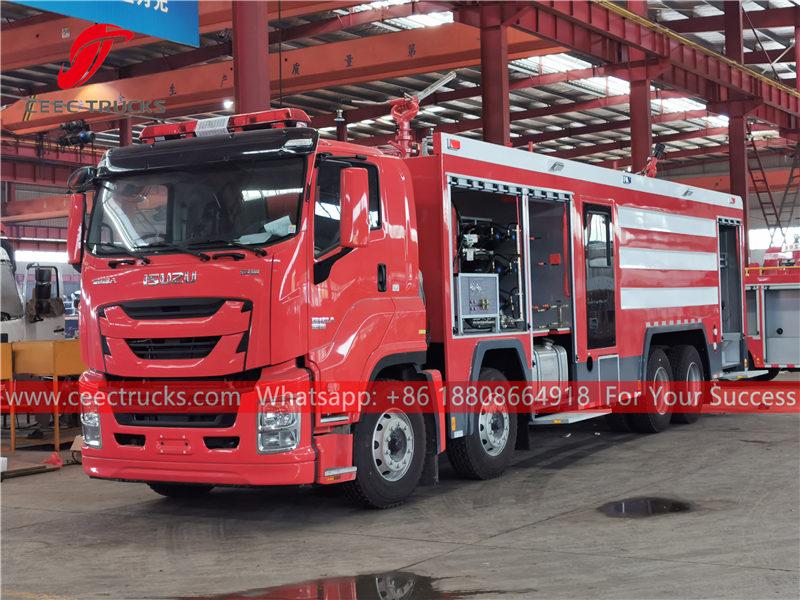 ISUZU GIGA water-foam and dry powder fire truck