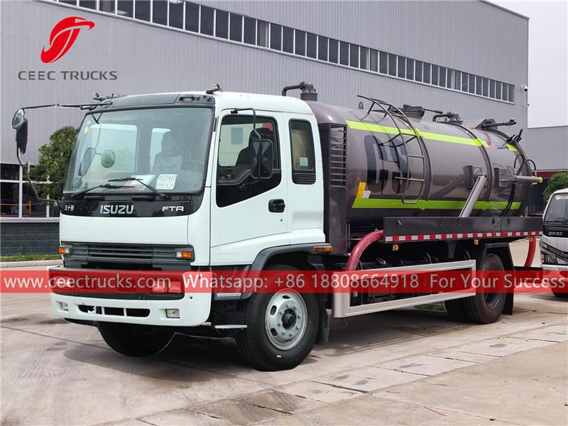 ISUZU sewage cleaner truck