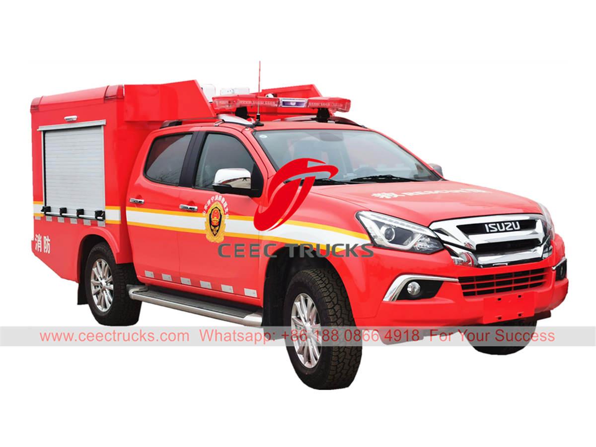 ISUZU 4Ã—4 pickup fire truck