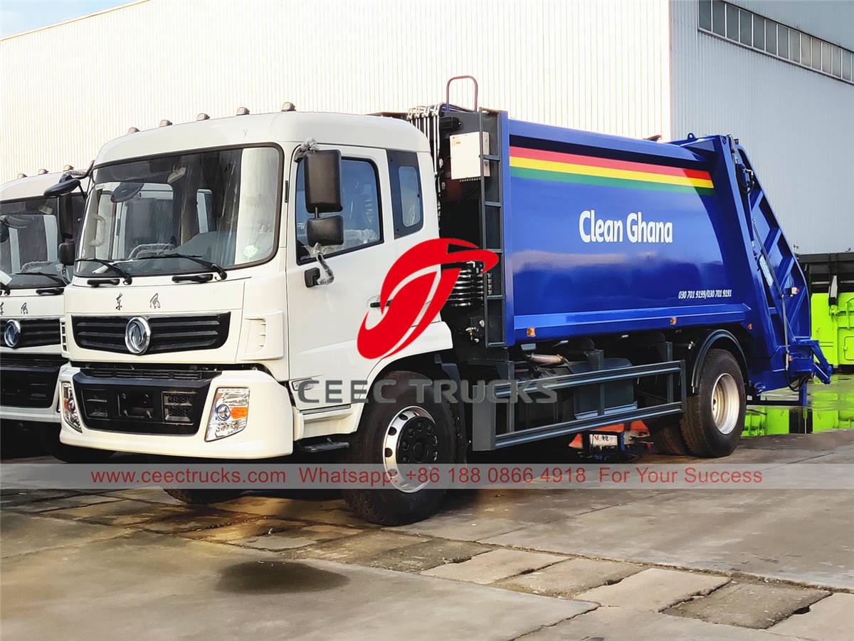 Dongfeng 6 wheeler garbage compactor 