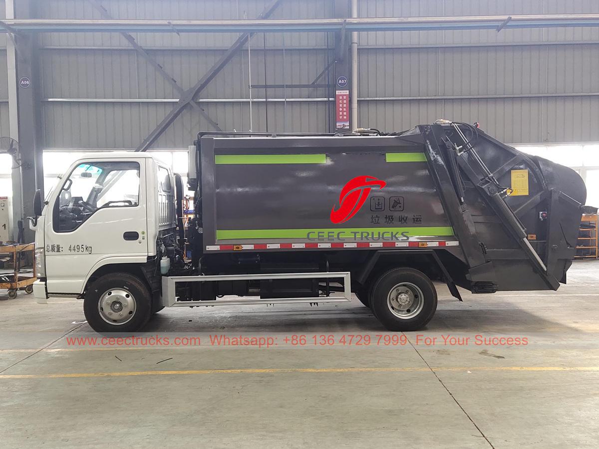 ISUZU mini garbage compactor for sale