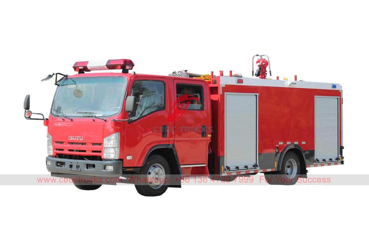 ISUZU water foam fire truck