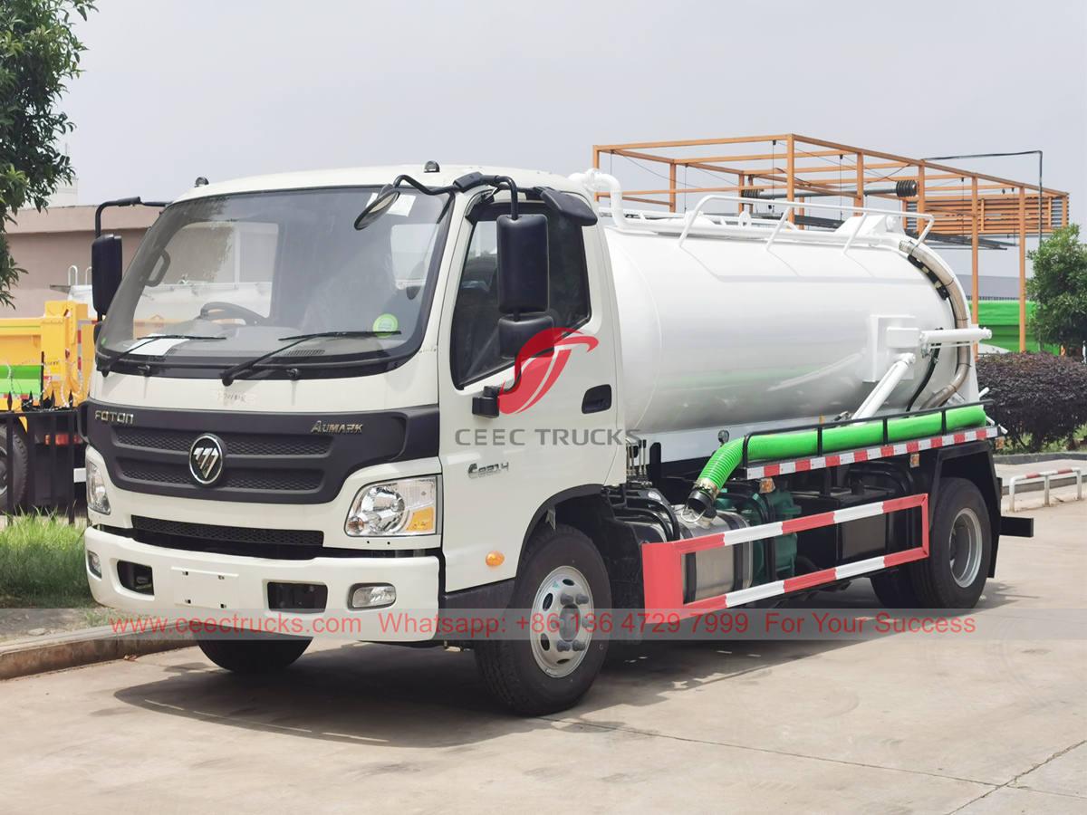 FOTON RHD sewer sucker truck