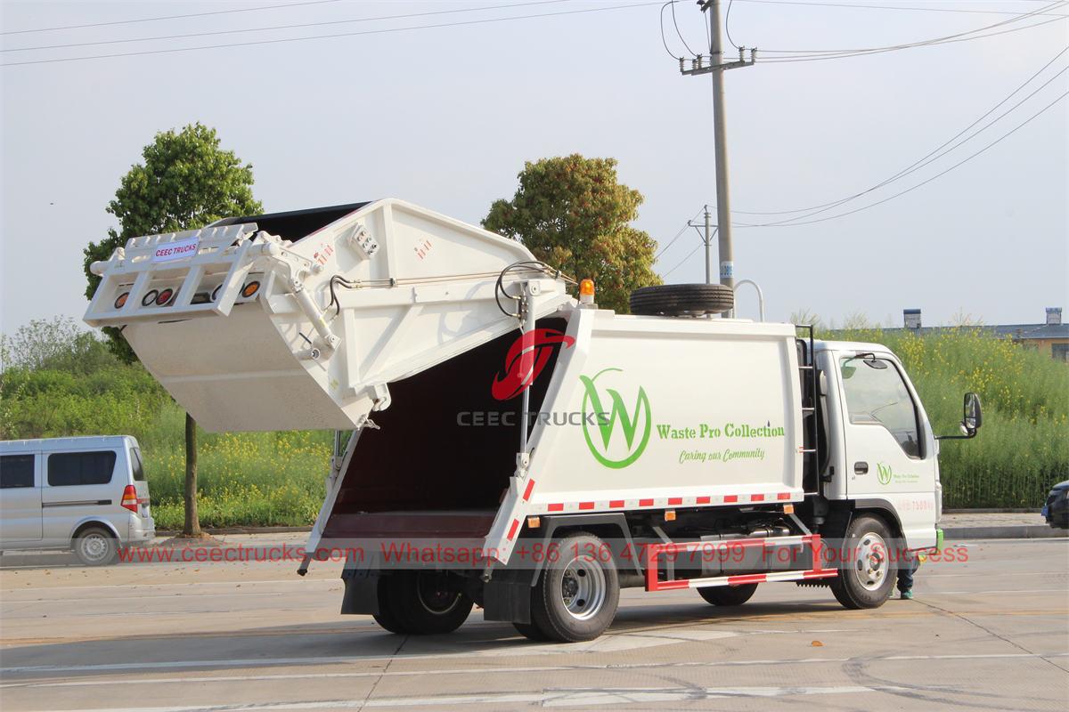 ISUZU 5 CBM rear load garbage truck