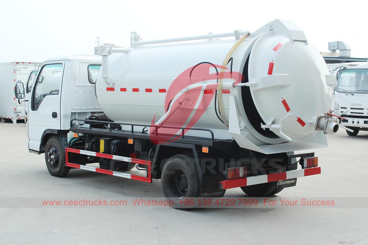 High performance ISUZU sewer sucker truck for export