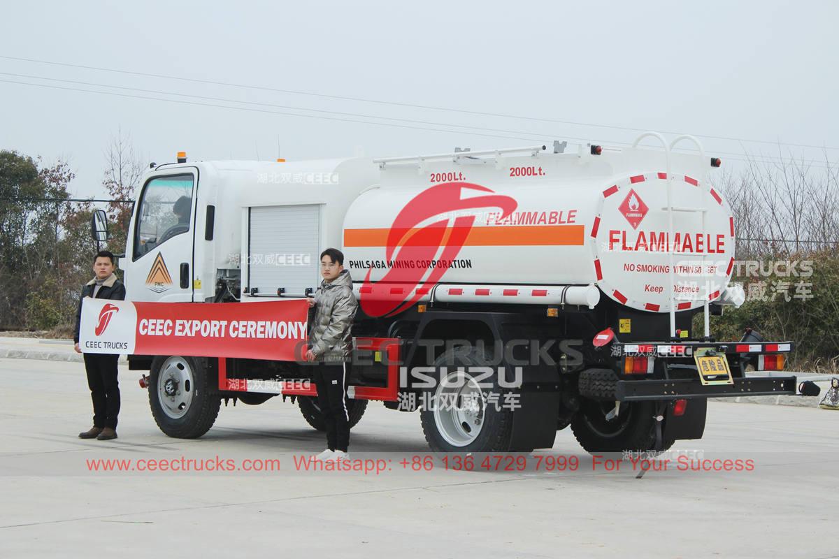 ISUZU 700P 4Ã—4 5000 liters fuel dispenser truck for sale