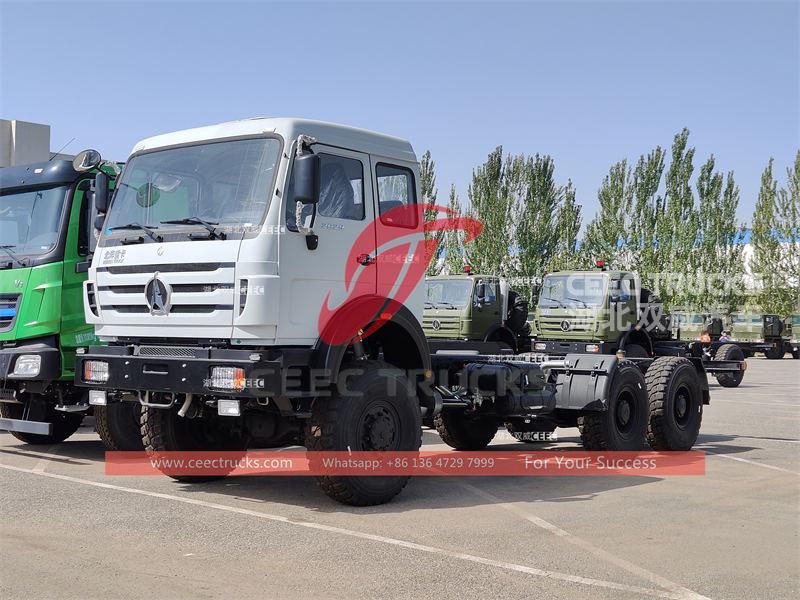 High peformance Beiben 6Ã—6 AWD trailer tractor head for sale