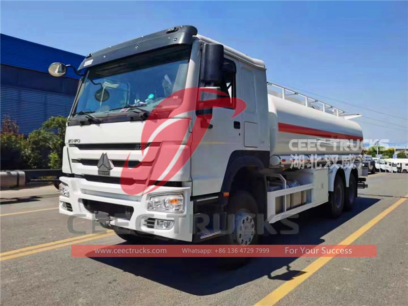 howo 20 cbm fuel tanker truck 