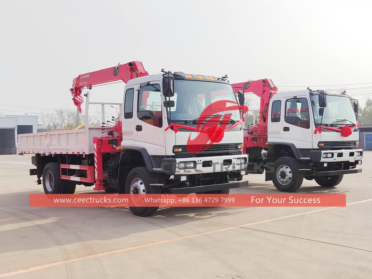 Brand new ISUZU FVR boom truck for sale Brand new ISUZU FVR boom truck for sale