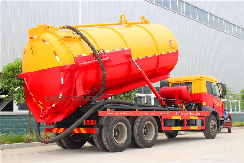 Isuzu sewer suction truck