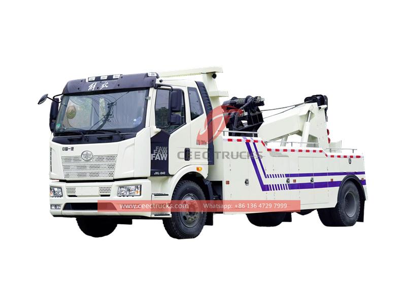 FAW heavy duty 15Tons Wrecker truck