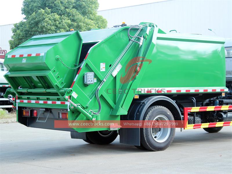 HOWO 170hp garbage compactor truck