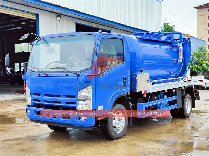 isuzu 6000L lorry vacuum tanker