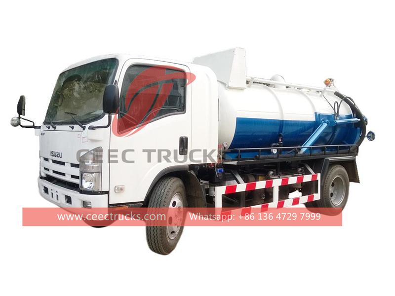 Isuzu NPR vacuum suction truck