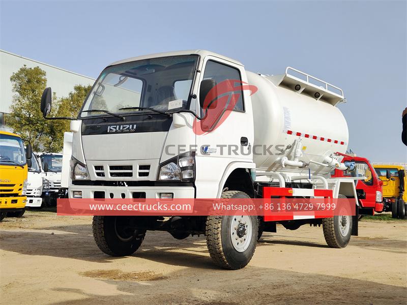 Isuzu NKR vacuum tank truck