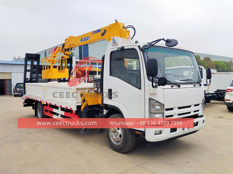 ISUZU Truck Mounted XCMG Crane with work platform