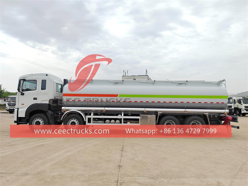 JAC 8x4 fuel tank truck