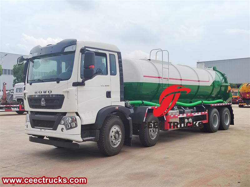 Howo 8x4 sewer vator truck