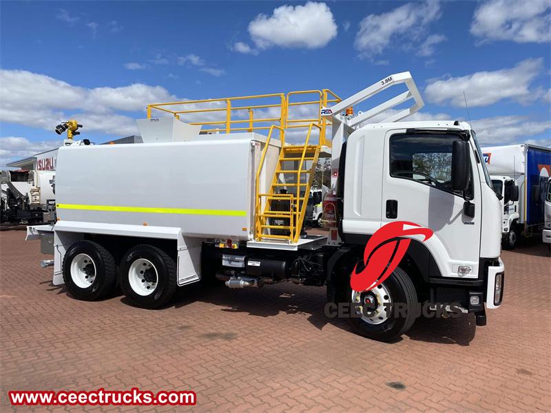  Isuzu FVZ 6X4 mine spec water truck with fire monitor