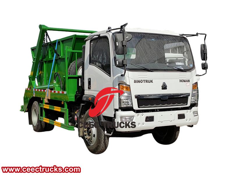 Howo 8cbm skip loader truck