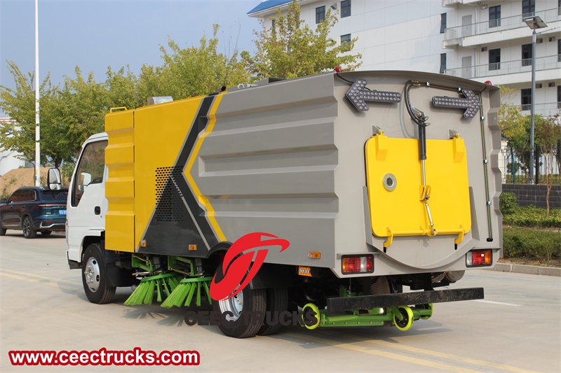 Isuzu Brush type Street sweeping Truck