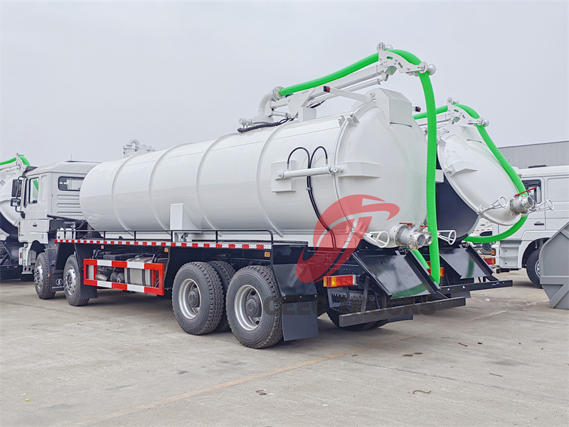 Howo vacuum sewage tank truck