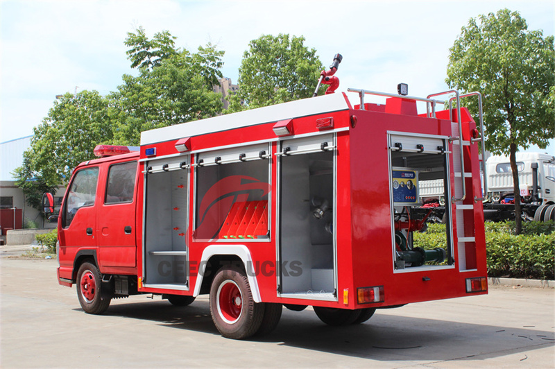 Isuzu fire fighting truck