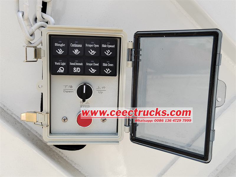 Tailgate electric control operation box