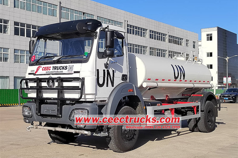 Beiben off road water tanker truck