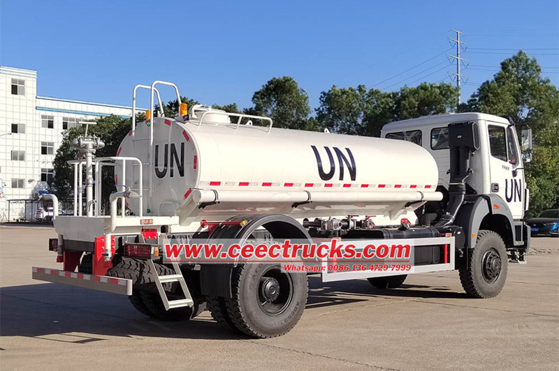 Beiben mobile water tanker truck