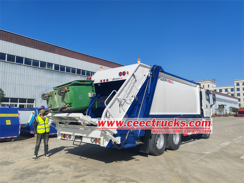 Isuzu 6x4 20 m3 garbage compactor truck