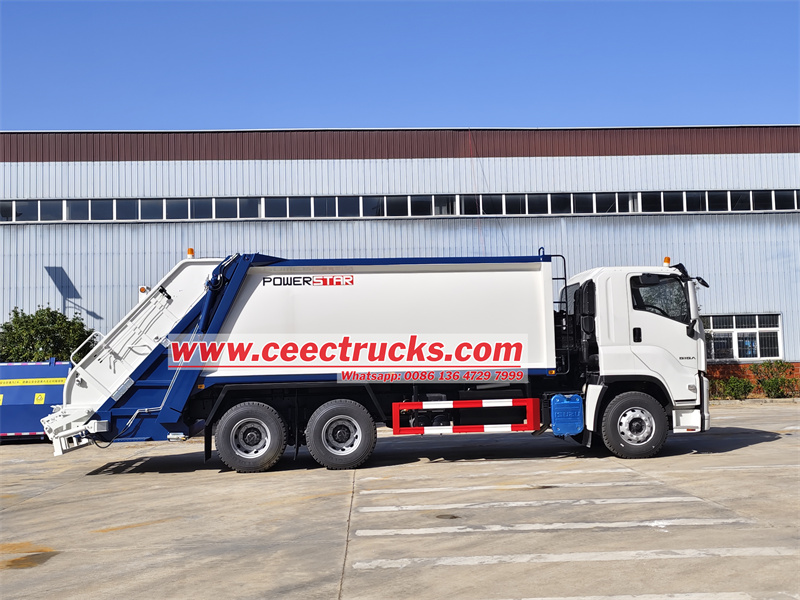 ISUZU GIGA 6X4 garbage compactor truck