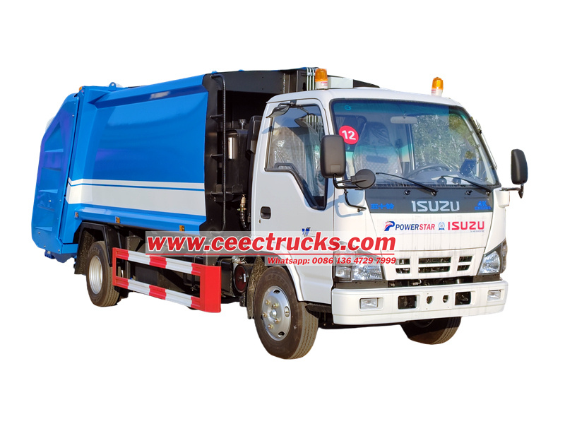 ISUZU NKR 8CBM garbage compactor truck