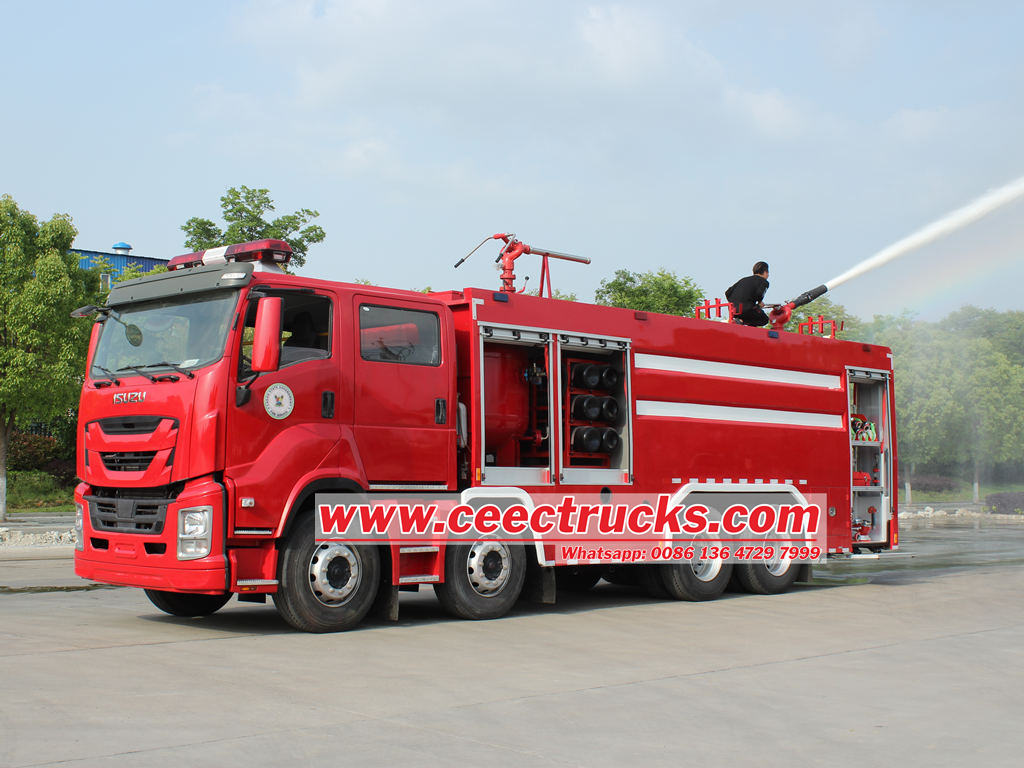 Custom ISUZU GIGA fire tender for sale