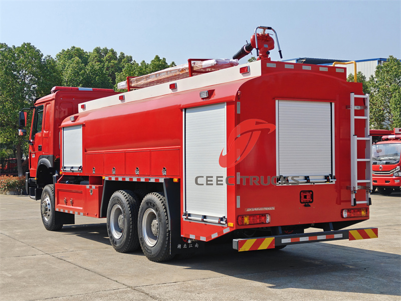 Howo 6x6 fire fighting truck